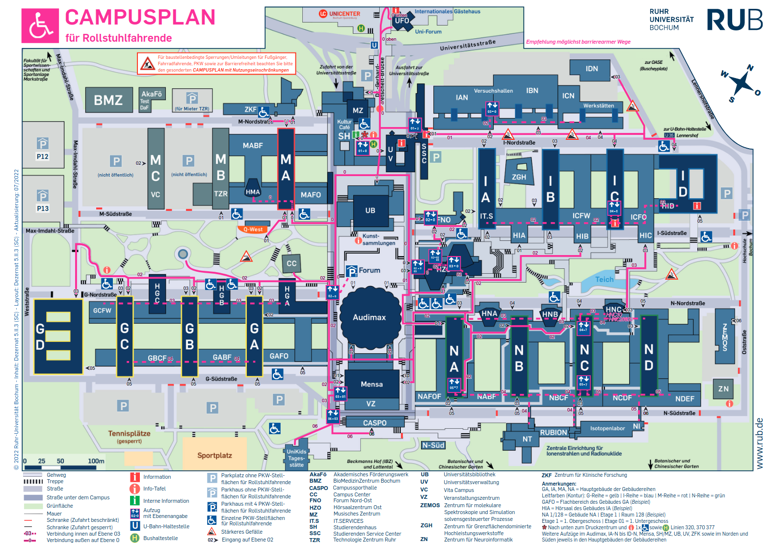 campusplan_rollstuhlfahrende Campusplan barrierearm